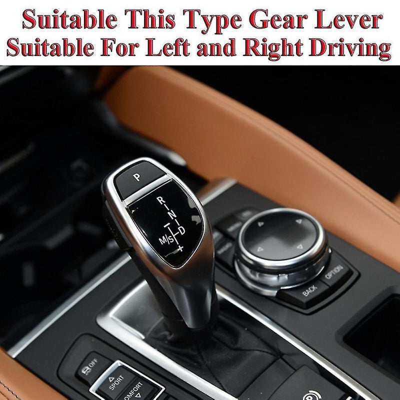 Car Shift Knob Panel Gear Button Cover Emblem M Performance Sticker For Bmw X1 X3 X5 X6 M3 M5 F01 F10 F30 F35 F15 F16 F18 Colour: Short Model - Image 4