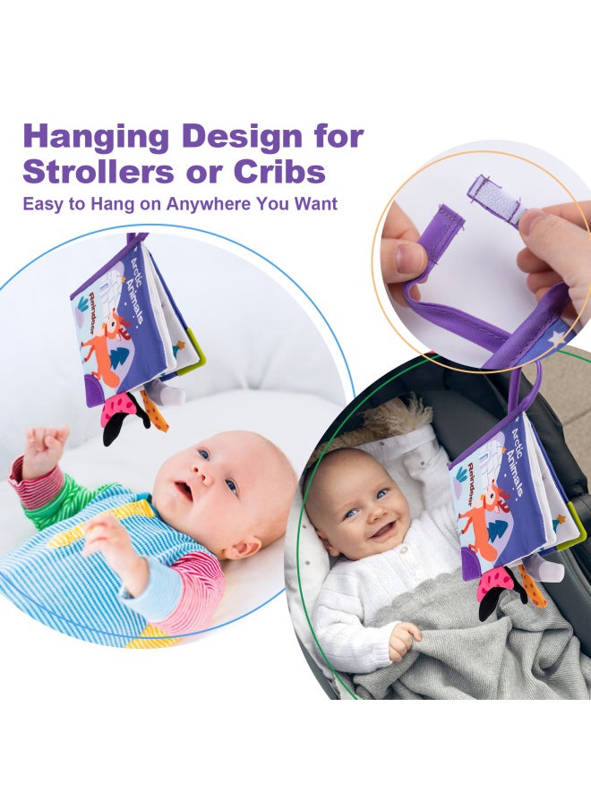 null - Baby Tail Cloth Book Baby Development Brain Tear Not Ripe Sound Paper Three-dimensional Early Teaching Educational Toys-Colour:6919-4 - Image 1