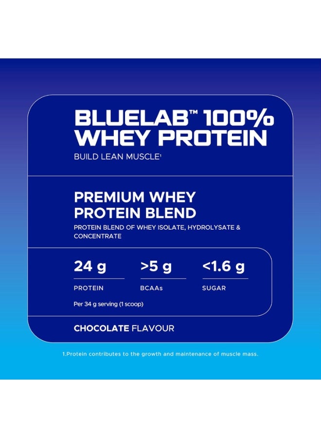 يو إس إن بلو لاب 100% واي بروتين بريميوم بنكهة الشوكولاتة 2 كجم – 45.2 جم بروتين لدعم العضلات - Image 4