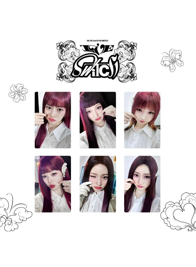 NIBEMINENT 6 Pcs Kpop IVE SWITCH Lomo Cards Card For Fans Collection Gifts - Image 1