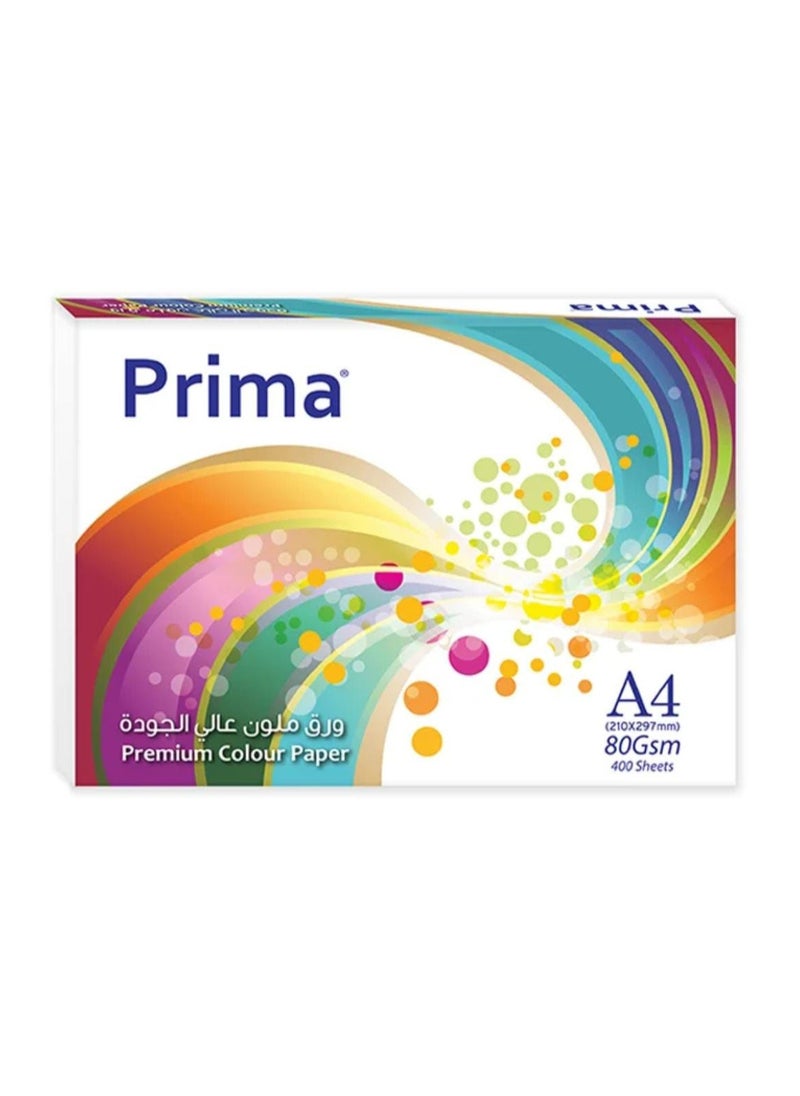 PRIMA - 400-Sheets Color Copy Paper Yellow - Image 1