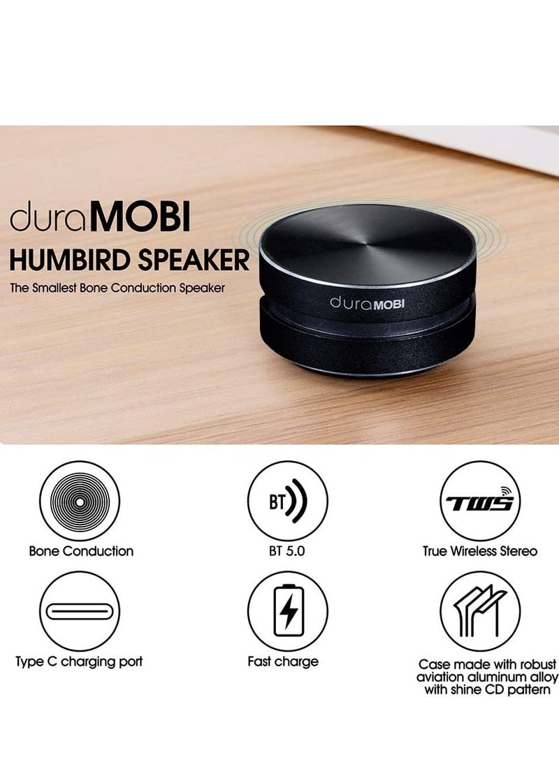 dura MOBI Wirelessly BT Mini Speaker Bone Conduction Portable Wireless Speaker Stereo Bass Sound Creative Portable Speaker Mini Size Music Player Built-in Mic Sound Box - Image 5