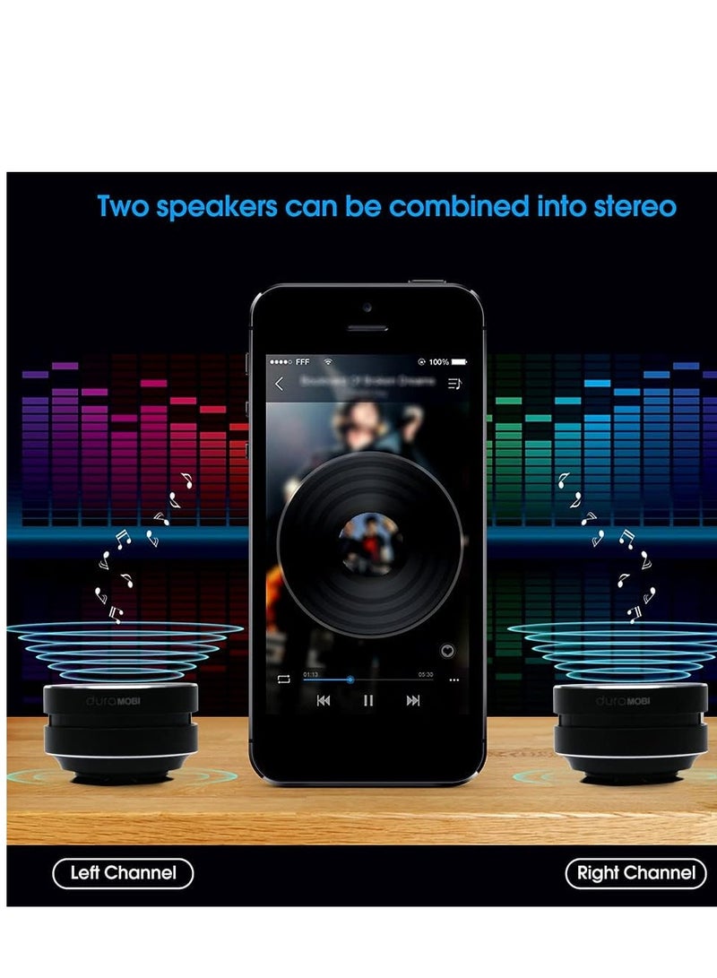 dura MOBI Wirelessly BT Mini Speaker Bone Conduction Portable Wireless Speaker Stereo Bass Sound Creative Portable Speaker Mini Size Music Player Built-in Mic Sound Box - Image 4