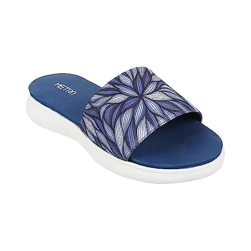 Metro Women Blue Comfort Slider UK/6 EU/39 (41-124) - Image 2