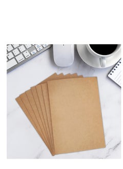 Y&D Kraft Paper Folders for A4 Files Folders, Business Project Folder, Holder Square Cut with Cards Slot Pockets, Home Office  - Image 5
