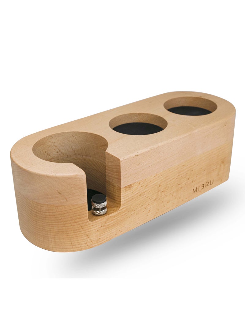 MIBRU Coffee Tamping Base Wooden Trible Suitable for Specialty Compatible Replacement Part Espresso Making 58mm  - Image 1