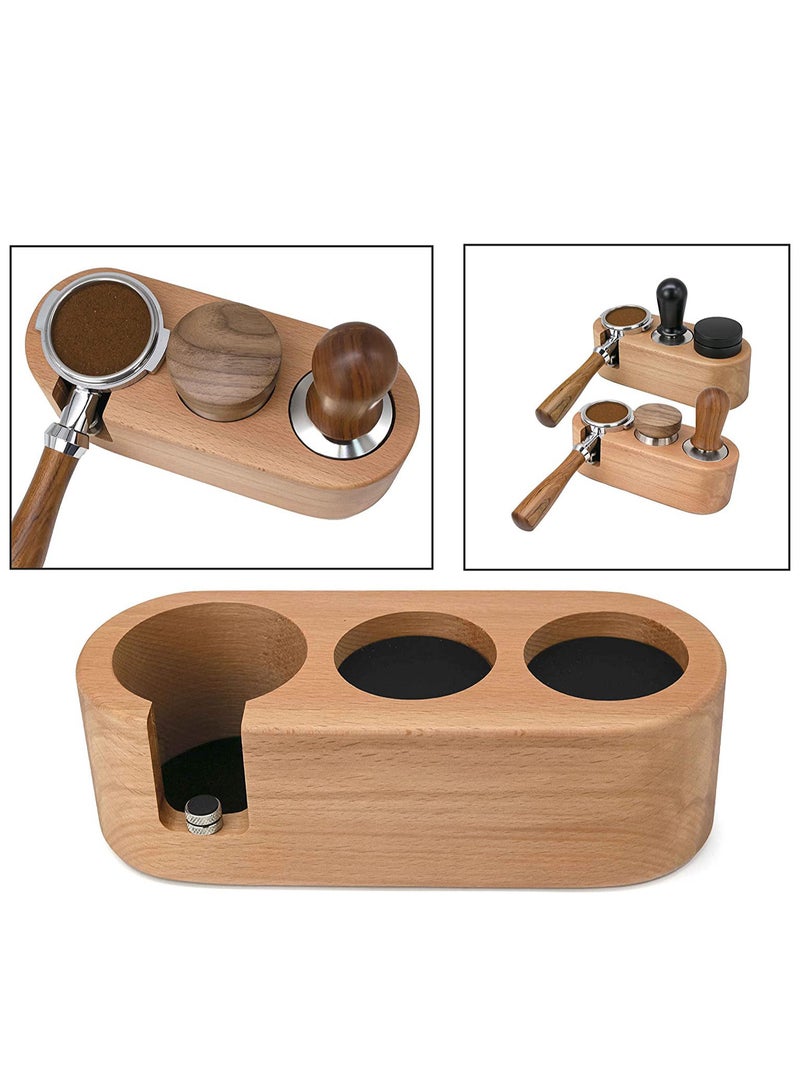 MIBRU Coffee Tamping Base Wooden Trible Suitable for Specialty Compatible Replacement Part Espresso Making 58mm  - Image 5