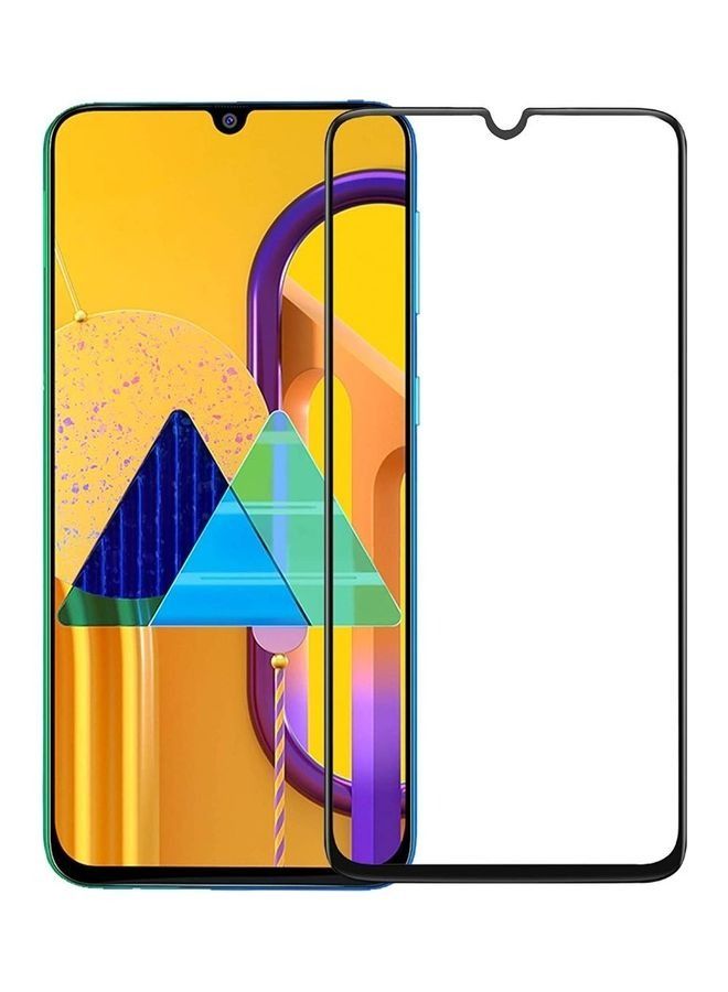 Tempered Glass Screen Protector For Samsung Galaxy A31/M31 Clear/Black - Image 1