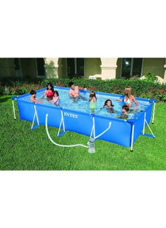 INTEX Rectangular Rustproof Frame Pool Set Blue 7127 L  - Image 3