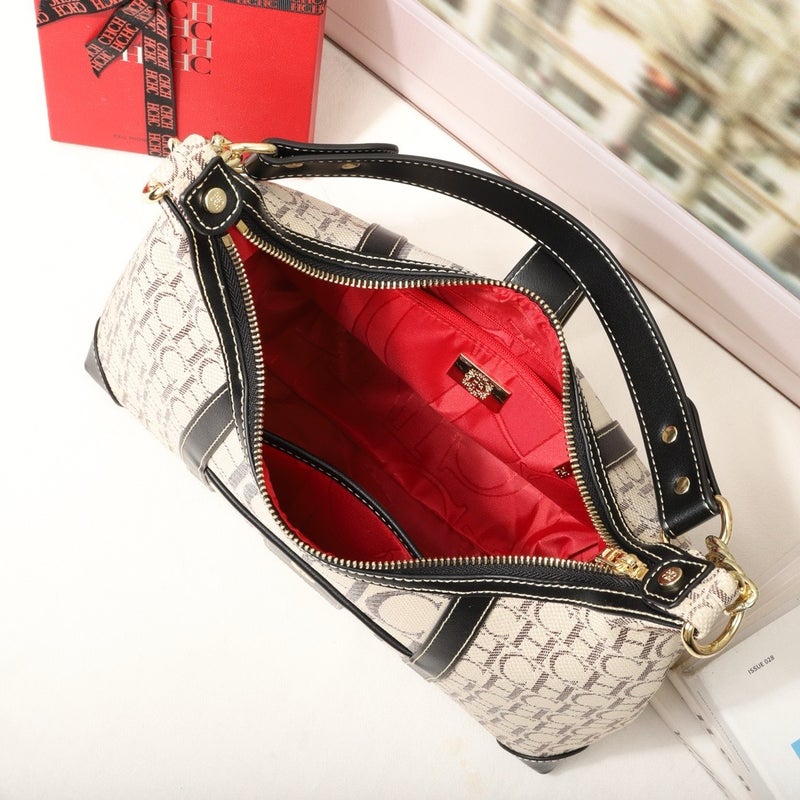 Chhc Women'S Commuter Handbag Classic Retro Zipper Hasp Design Fashion Easiest For Match Shoulder Bag Underarm Bag - Image 5