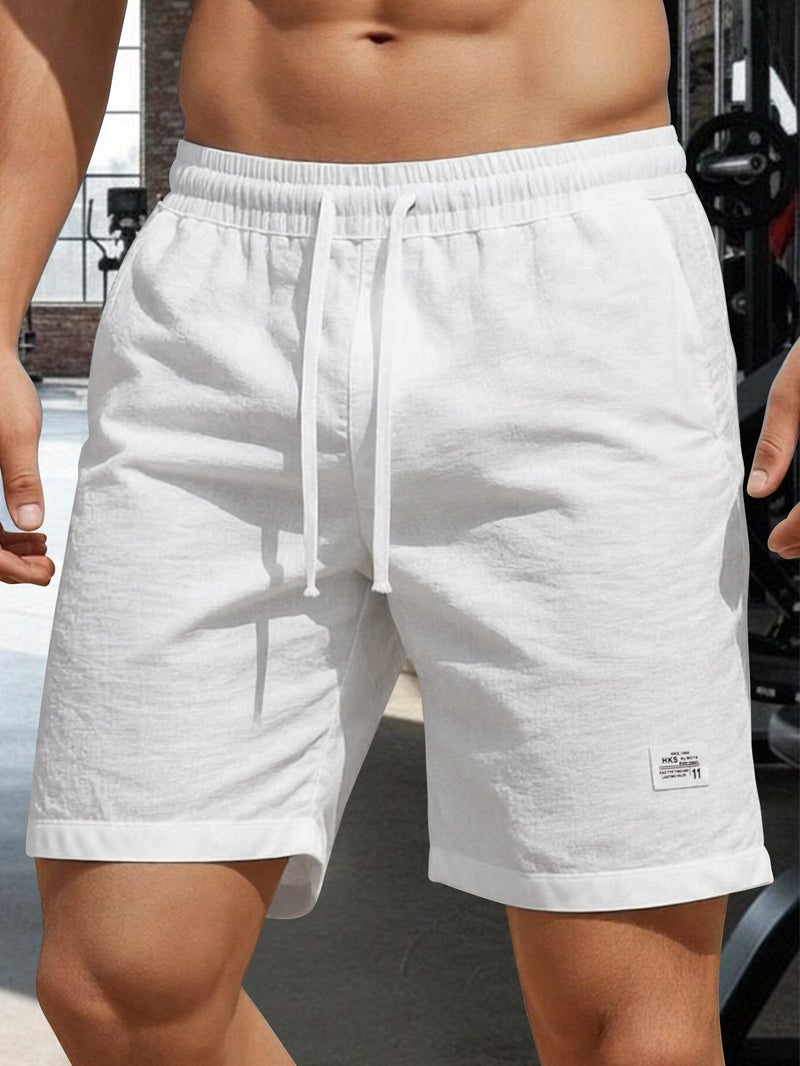 2026 Cross-Border and Men''s Summer Linen Shorts Sports Casual Loose Five-Point Shorts for Men - Image 1