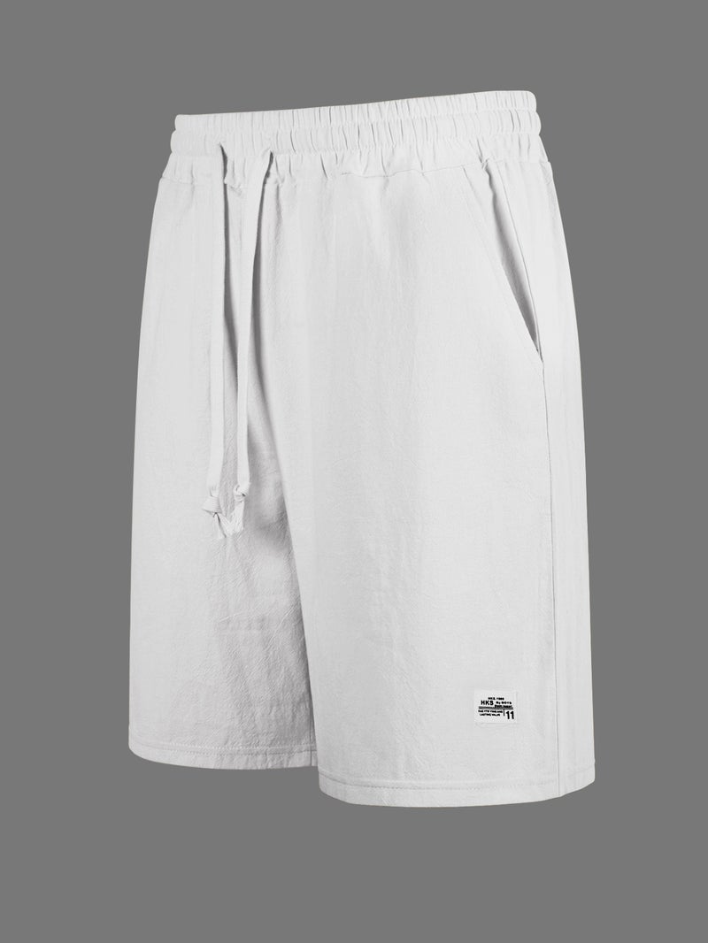 2026 Cross-Border and Men''s Summer Linen Shorts Sports Casual Loose Five-Point Shorts for Men - Image 5