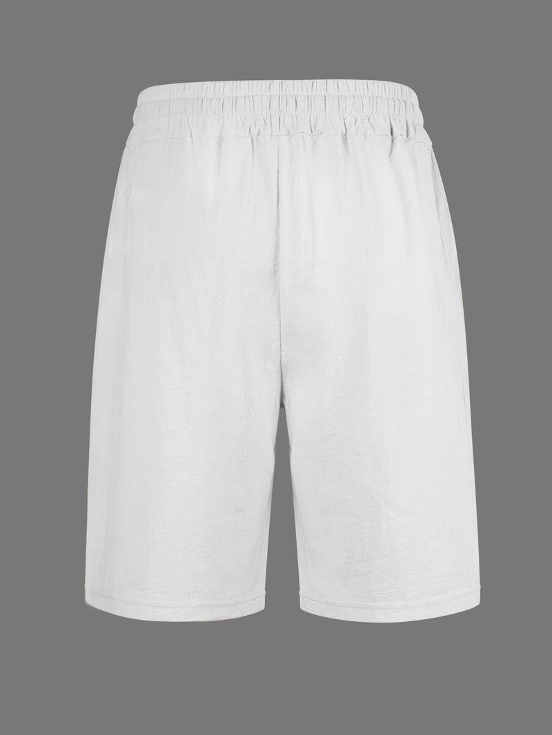 2026 Cross-Border and Men''s Summer Linen Shorts Sports Casual Loose Five-Point Shorts for Men - Image 4