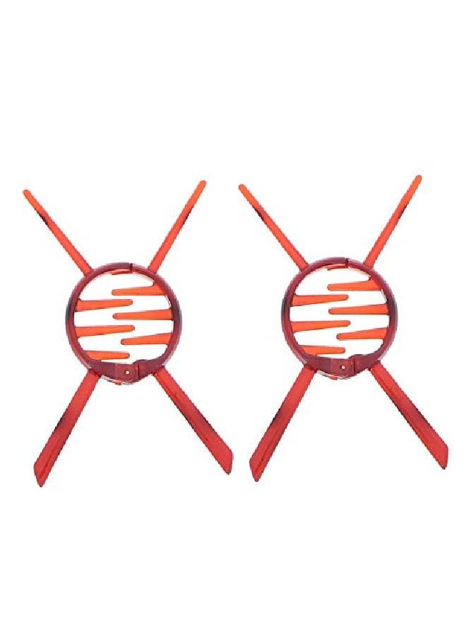 Motique Accessories Chopsticks For Hair Jaw Clip Clincher Set Of 2 (Tortoise)  - Image 2