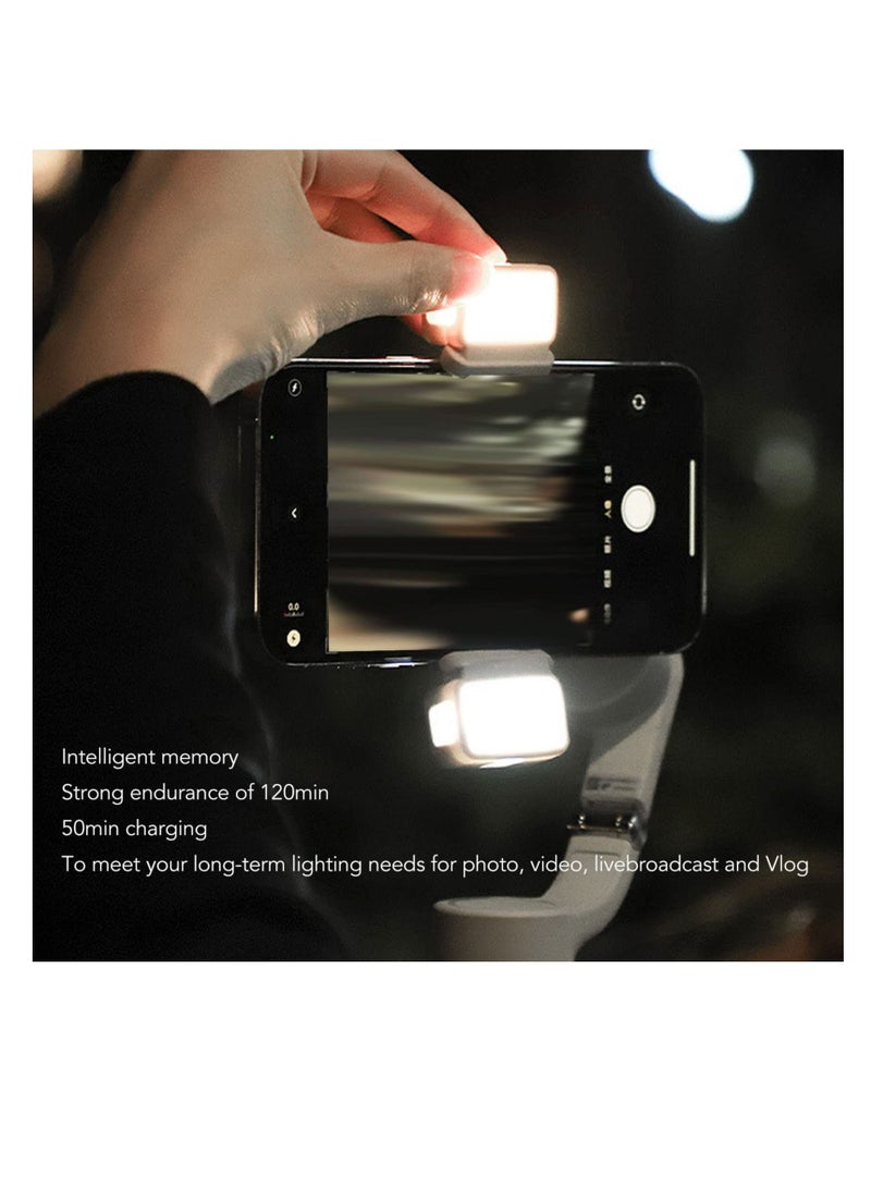 Excefore Mini LED Fill Light for Smartphone, Smartphone Mini LED Camera Light with Charging Box, Phone Portable Fill Light, Photography Lighting Vlog Soft Light, LED Video Conference Light, 3000-6500k  - Image 4
