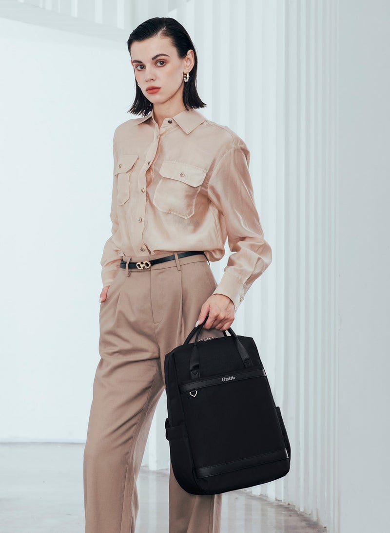 شانتريا CB00639 شنطة لاب توب بزنس مقاومه للماء مناسبه للاناث ذات مساحه تخزينية كبيره جوده عاليه بميداليه من شانتريا - اسود - Image 2