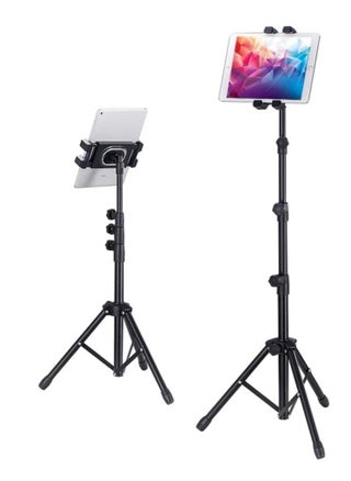 Telescopic Tripod Tablet Stand for Tablets 6" to 13" Tablet Floor Stand for IPad 12.9" Mobile Phone Stand (Adjustable, BLACK 01) - pzsku/Z3ED522F9F7FC47E48C89Z/45/_/1739572146/49660bdb-0565-4f80-bbe9-993d398b8e06