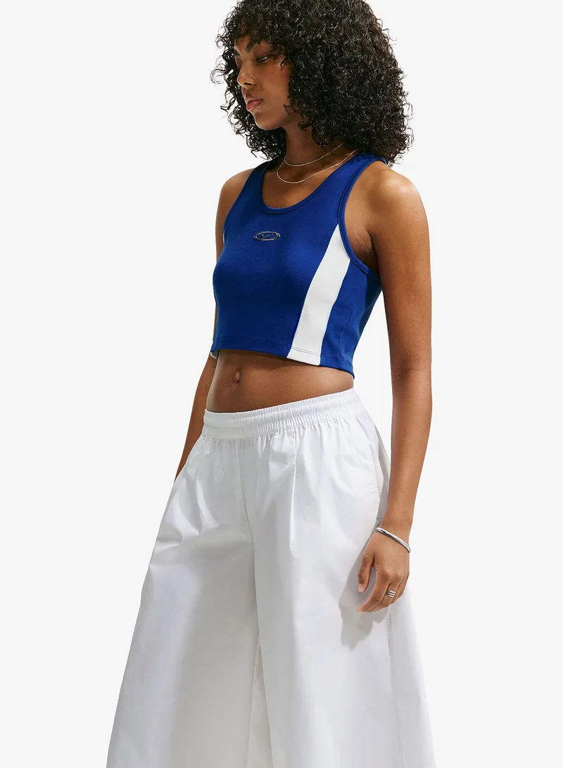 Nike WHITE/(WHITE) Poplin Culotte Pants for Women | Best Price UAE