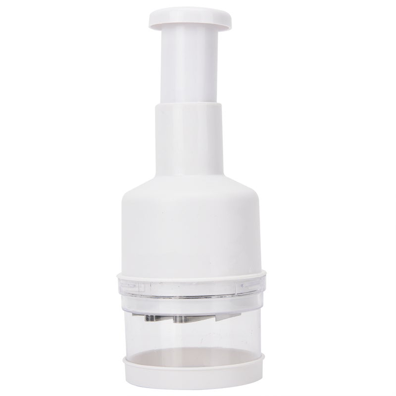 Kitchen Garlic Hand Press Chopper Cutter Vegetable Onions Peeler Tools(White) - Image 1
