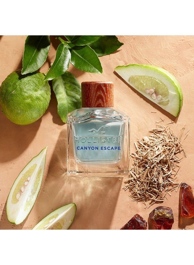 HOLLISTER رذاذ عطر كانيون إيسكيب للرجال 3.4 أونصة - Image 3