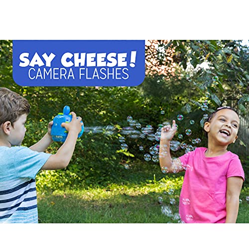 FUBBLES Little Kids Fubbles Bubble Camera with Realistic Shutter Sound, Fun Lights and Music. Includes Premium Bubble Solution, Pink (47302E) - Image 4