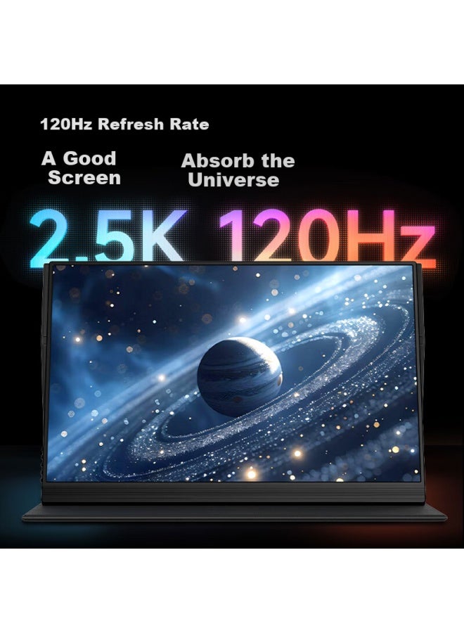 Eimio Portable Monitor Display Dci-p3 Color Gamut 16-inch 16：10 Secondary Screen For Computer, Laptop, Switch, Mobile Phone, Ps5 Expansion Screen X16s - Image 2