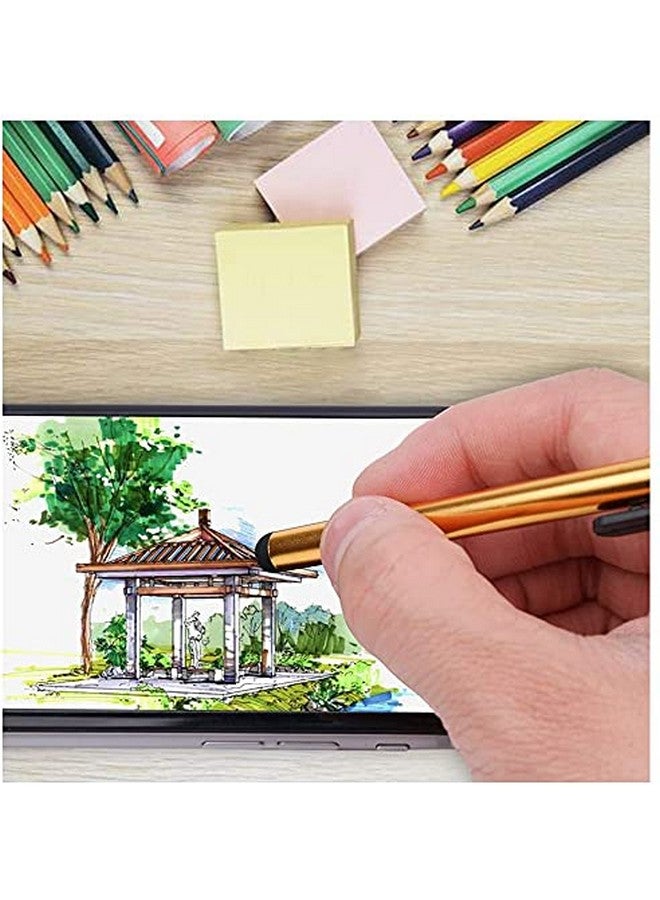 Qisebin 12 Pack Universal Capacitive Stylus Pen Portable Multicolor Touchscreen Stylus Pens Compatible with Apple iPhone 5 /5S/ 5C /6/7/11 Plus iPad Galaxy Tablet Smartphone PDA (HJ-CMB-12PC) - Image 5