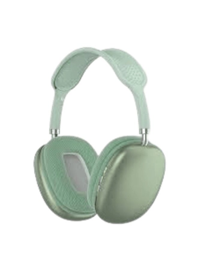 Generic - P9 Bluetooth Wireless Headset With Mic Green - Image 1
