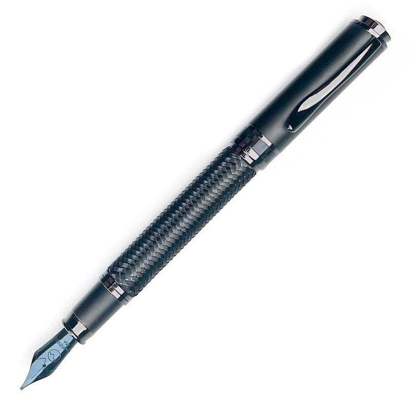 Monteverde Innova Formula M Fountain Pen, Black - Flex Nib, Durable PVD Coating, Refillable, JoWo Stainless Steel Nib, Premium Gift Box - Image 3