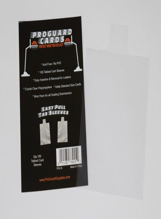 ProGuard Cards Tabbed Card Sleeves 2pks with Easy Pull Tab for Top Loaders & Semi Rigid Holders 200 Sleeves - Image 2