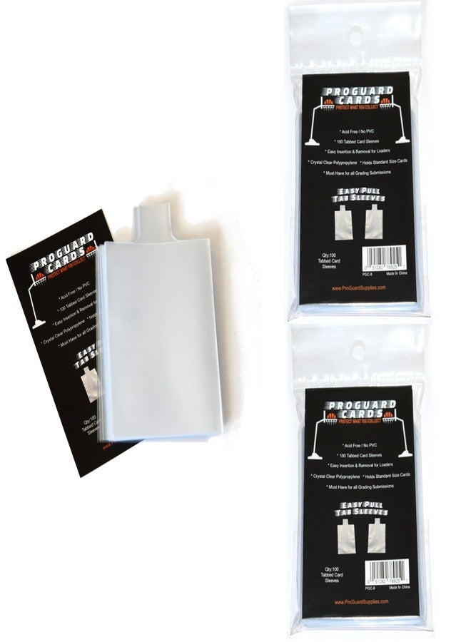 ProGuard Cards Tabbed Card Sleeves 2pks with Easy Pull Tab for Top Loaders & Semi Rigid Holders 200 Sleeves - Image 4