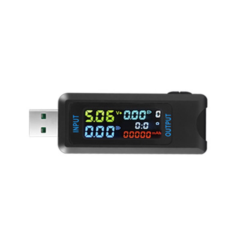 مقياس الفولتية والتيار الرقمي: 6527-U شاشة LCD IPS متعددة الألوان - مقياس اختبار الطاقة بمواصفات متعددة اختيارية لأجهزة USB Type-C وأجهزة الكمبيوتر المحمول والهواتف المحمولة - Image 1