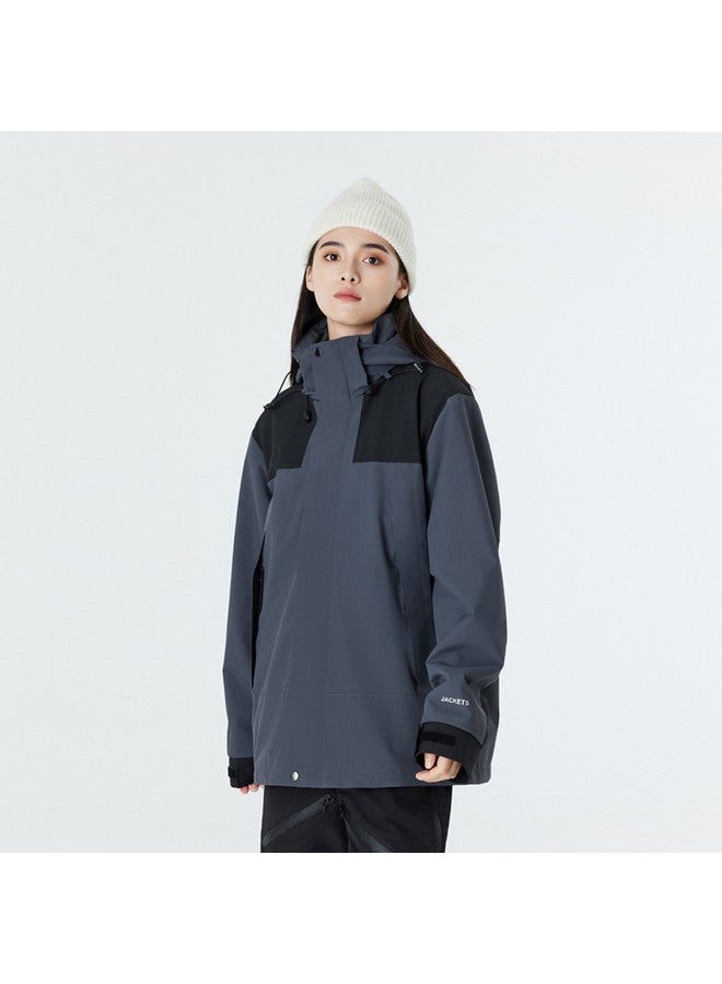 Flying in the snow Couple Style Three-way Wear Jacket Fashion Casual Trendy Versatile - Image 5