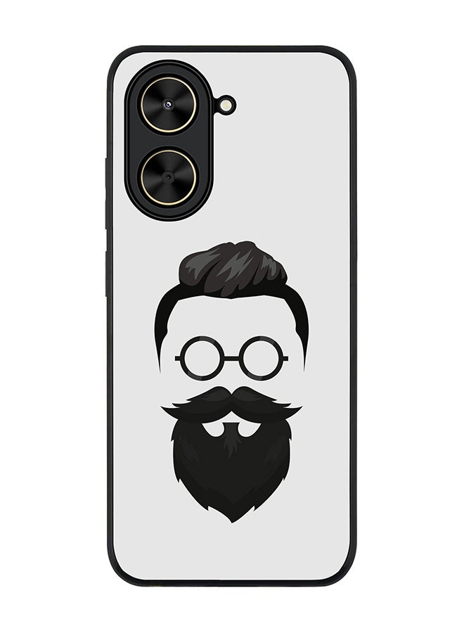 Stylizedd For Xiaomi Poco C71 / Redmi A5 4G Case,Slim fit Camera Protection, Shockproof Thin Phone cover  - Beard Hipster