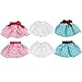 E-TING ETING 3 Pcs Santa Clothing Dress for elf Doll Christmas Accessories White Skirt Green Polka Dot Skirt RedWhite Striped Skirt - Image 4