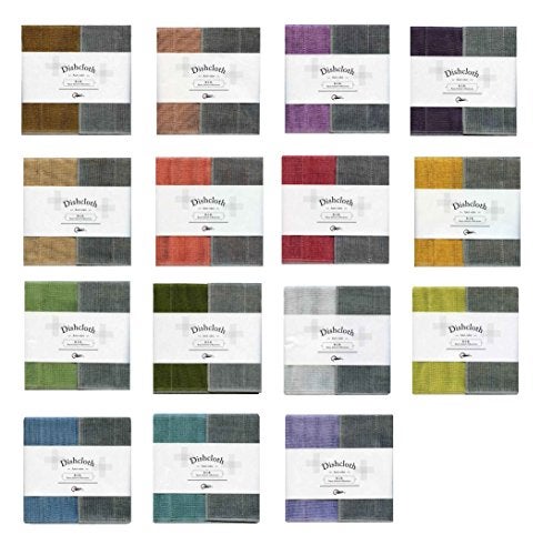 Nawrap Assorted Binchotan Charcoal Dishcloths, Set of 6 Surprise Colors - Image 2