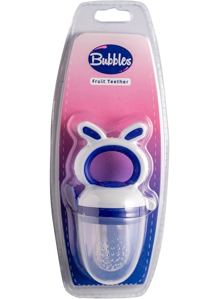 Bubbles Baby Fruit Teether - Blue - Image 1