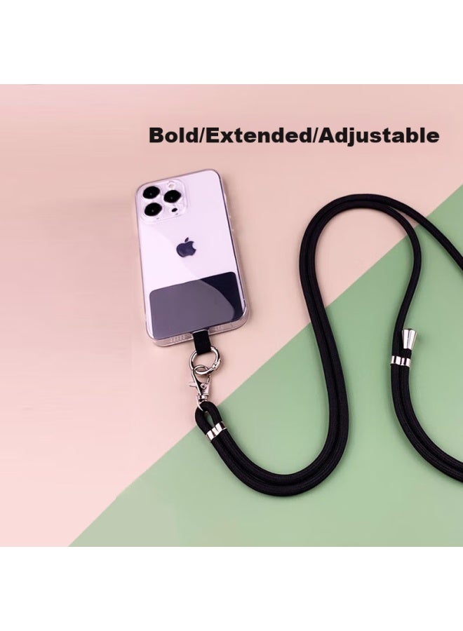 Sehan Shihan Adjustable Phone Lanyard, Crossbody Strap, Neck Strap, Retractable Phone Case Charm, Anti-loss Car Key Camera Hiking Anti-loss Pendant Cord, Durable And Long-lasting - Image 4