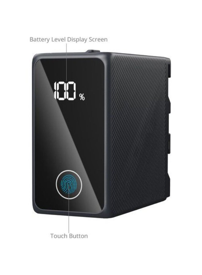 SMALLRIG بطارية كاميرا قابلة للشحن عبر USB-C من نوع L-Series/NP-F970 (أسود) - Image 2