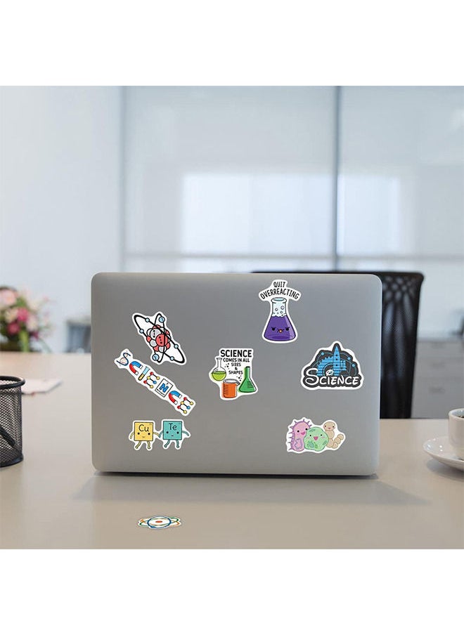 Depend Science Stickers Pack, 50 Pcs Physics Chemistry Biology Experiment Stickers for Hydroflask Laptop Water Bottle for Kids Teens Students Teachers, Waterproof Vinyl Laboratory Stickers Decal  - Image 4