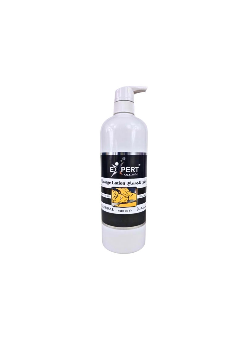 Expert Natural Massage Lotion – Deep Moisturizing & Smooth Glide – Professional 1000 ml Size - Image 2