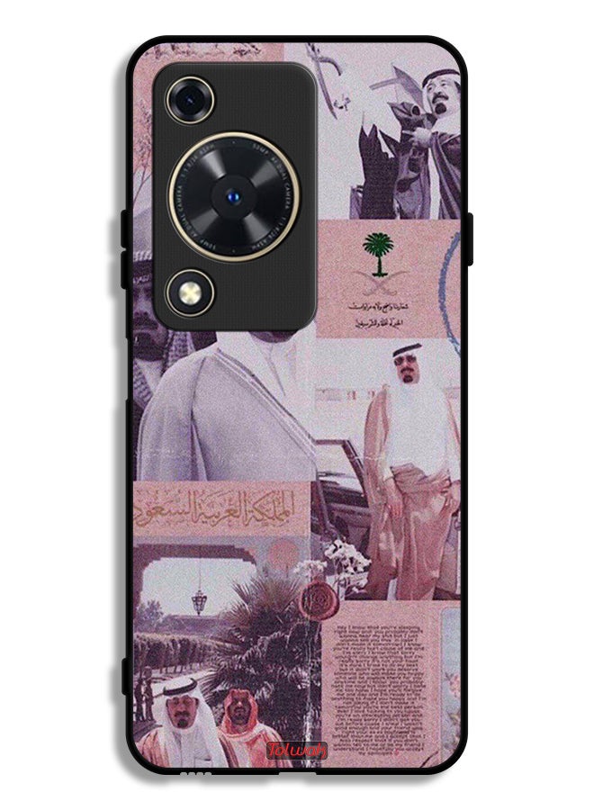 Tolwak Huawei Nova Y72S Protective Case Cover King Abdullah Vintage Poster