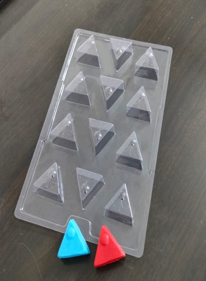 JoyGlobal 12 Cavity Diwali Fire Cracker PVC Chocolate Mould (Chocolate Weight : 12 Grams Approx) - Image 1