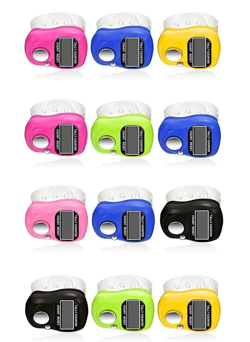 Pack of 12 LCD Digital Display Electronic Tasbeeh