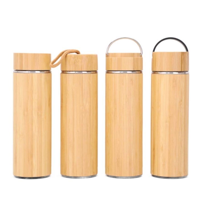 كوب قهوة للسفر بمقبض سهل الحمل ومناسب لحامل الأكواب من ستانلس ستيل، أخضر، 500 ml، مناسب للتنقل مع مقبض من الستانلس ستيل باللون الأخضر - Lilac Ribbon - Image 5