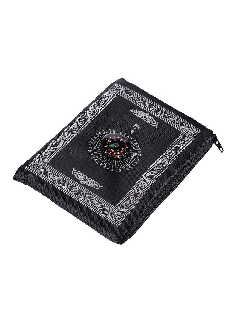 2 Pieces Portable Travel Prayer Mat with Compass, Waterproof Polyester Prayer Rug, Muslim Travel Prayer Mat,Easy to carry pocket size for Ramadan Gifts (60cm×100cm) - Image 5