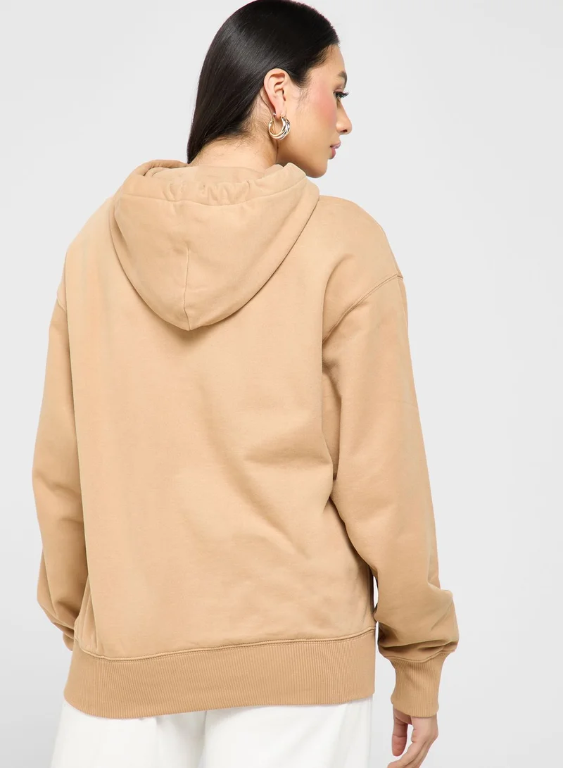BOSS Pocket Detail Logo Hoodie