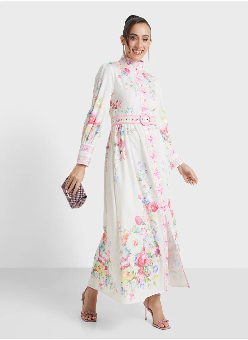 Khizana Floral Print Dress