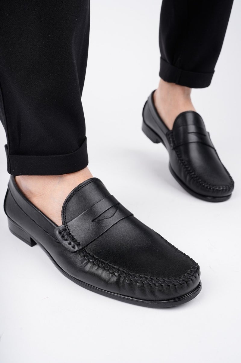 muggo Enzo Classic Leather Casual Men's Shoes  - Image 5