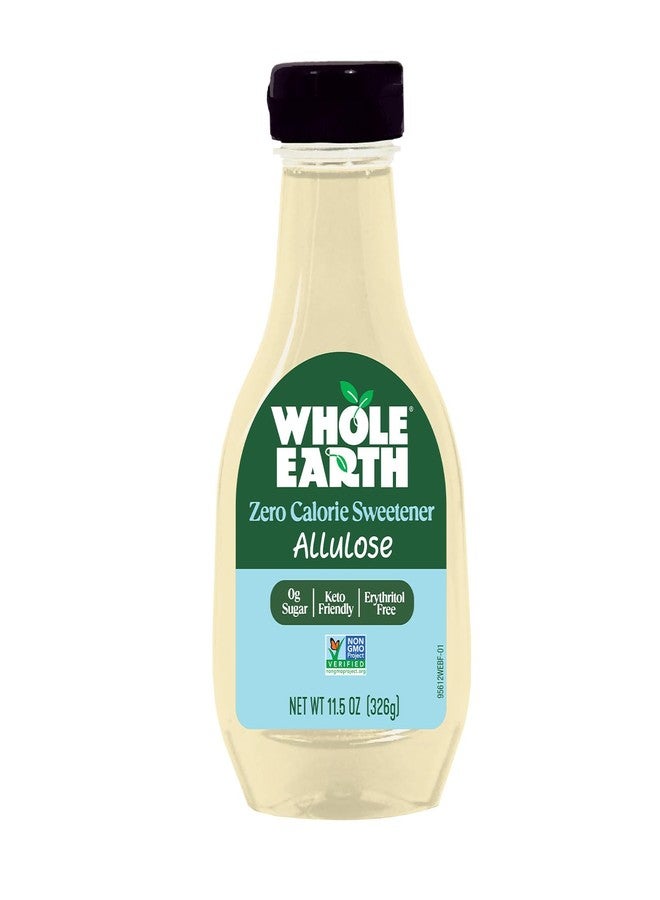 Whole Earth Liquid Allulose Sweetener, Zero Calorie Sugar Substitute, Keto-Friendly, Non-GMO, No Erythritol, Erythritol-Free, 11.5 oz Bottle - Image 1